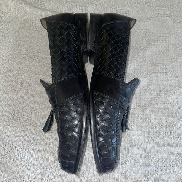 Cole Haan Men’s Dress Loafers Size 11 M Black Leather Weave Business Formal City main image 9